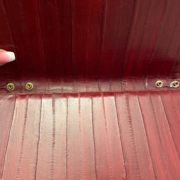 Genuine Eel Skin Clutch - Picture 4 of 5